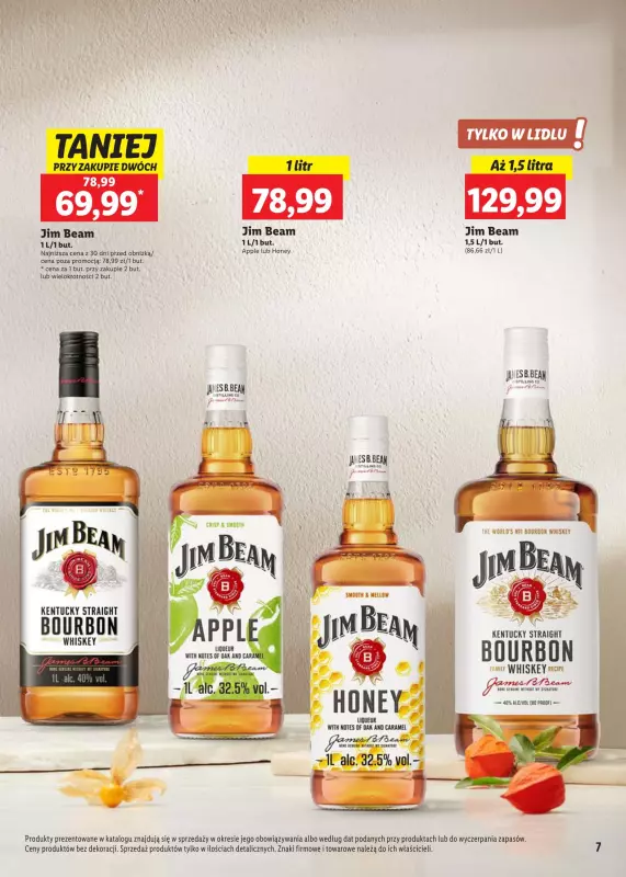 Lidl - gazetka promocyjna KATALOG ALKOHOLI MOCNYCH  do soboty 26.10 - strona 7