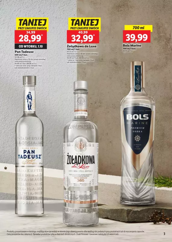 Lidl - gazetka promocyjna KATALOG ALKOHOLI MOCNYCH  do soboty 26.10 - strona 3