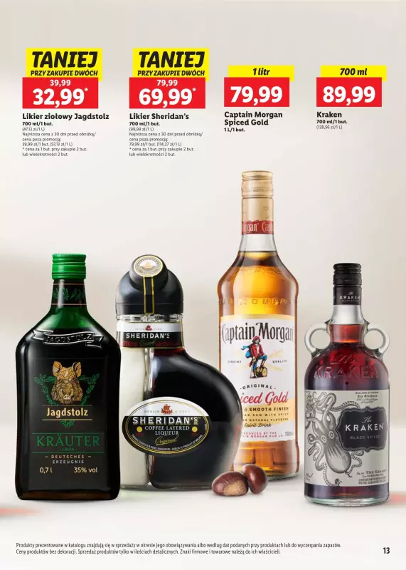 Lidl - gazetka promocyjna KATALOG ALKOHOLI MOCNYCH  do soboty 26.10 - strona 13