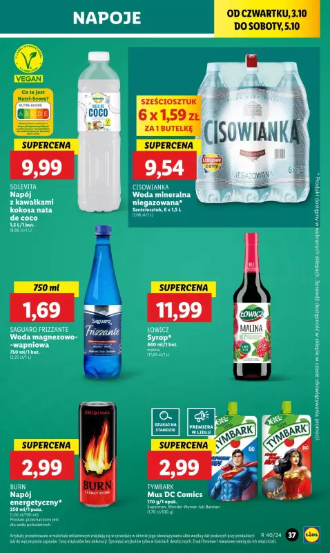 Lidl - gazetka promocyjna Oferta od czwartku od czwartku 03.10 do soboty 05.10 - strona 43