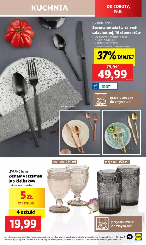 Lidl - gazetka promocyjna Katalog od poniedziałku 14.10 do soboty 19.10 - strona 45