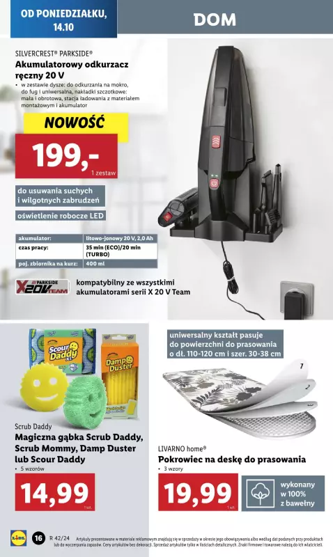 Lidl - gazetka promocyjna Katalog od poniedziałku 14.10 do soboty 19.10 - strona 16