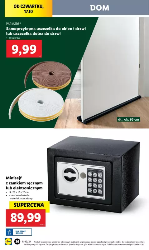 Lidl - gazetka promocyjna Katalog od poniedziałku 14.10 do soboty 19.10 - strona 36