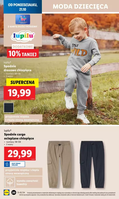 Lidl - gazetka promocyjna Katalog od poniedziałku 21.10 do soboty 26.10 - strona 20