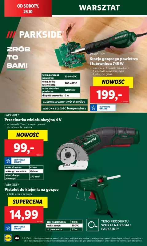 Lidl - gazetka promocyjna Katalog od poniedziałku 21.10 do soboty 26.10 - strona 46