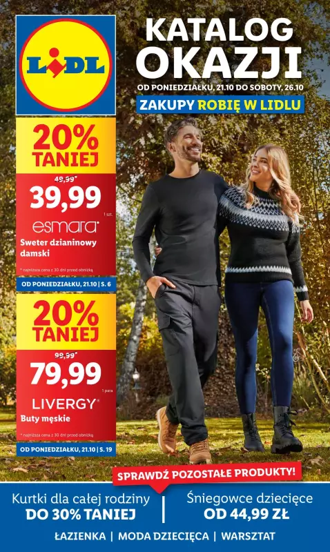 Lidl - gazetka promocyjna Katalog od poniedziałku 21.10 do soboty 26.10