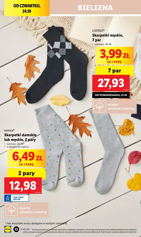 Lidl - gazetka promocyjna Katalog od poniedziałku 21.10 do soboty 26.10 - strona 32