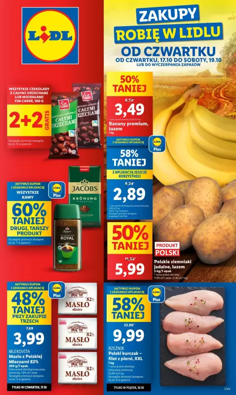 Lidl - gazetka promocyjna Oferta od czwartku od czwartku 17.10 do soboty 19.10