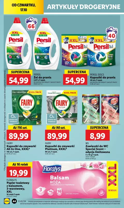 Lidl - gazetka promocyjna Oferta od czwartku od czwartku 17.10 do soboty 19.10 - strona 52