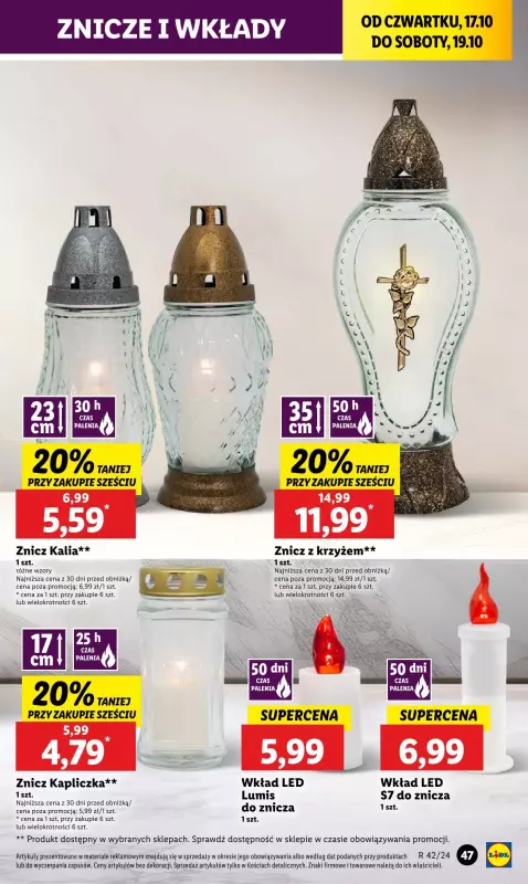 Lidl - gazetka promocyjna Oferta od czwartku od czwartku 17.10 do soboty 19.10 - strona 55