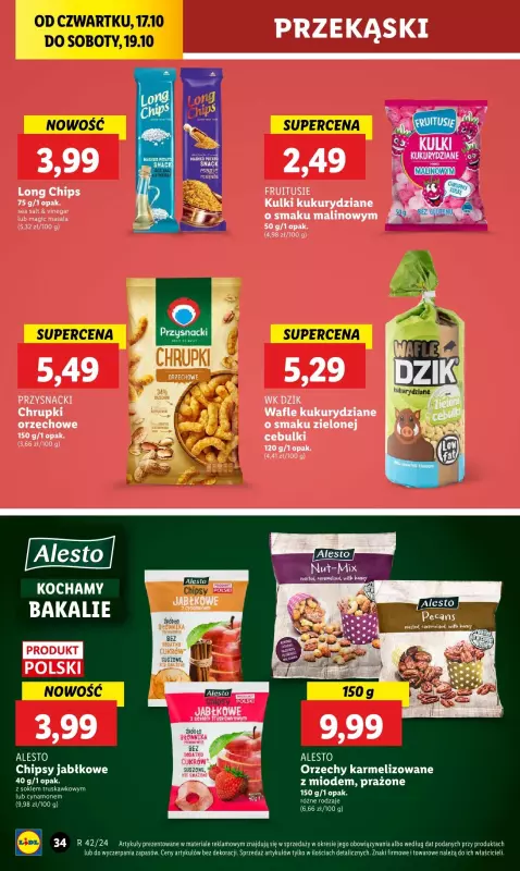 Lidl - gazetka promocyjna Oferta od czwartku od czwartku 17.10 do soboty 19.10 - strona 40