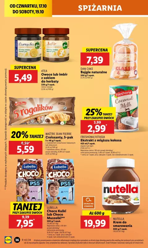 Lidl - gazetka promocyjna Oferta od czwartku od czwartku 17.10 do soboty 19.10 - strona 46