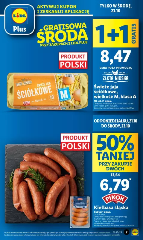 Lidl - gazetka promocyjna Oferta od poniedziałku od poniedziałku 21.10 do środy 23.10 - strona 7