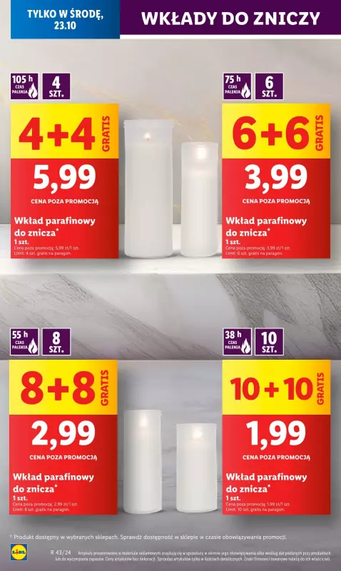 Lidl - gazetka promocyjna Oferta od poniedziałku od poniedziałku 21.10 do środy 23.10 - strona 12