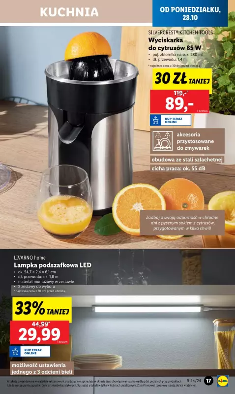 Lidl - gazetka promocyjna Katalog od poniedziałku 28.10 do soboty 02.11 - strona 19