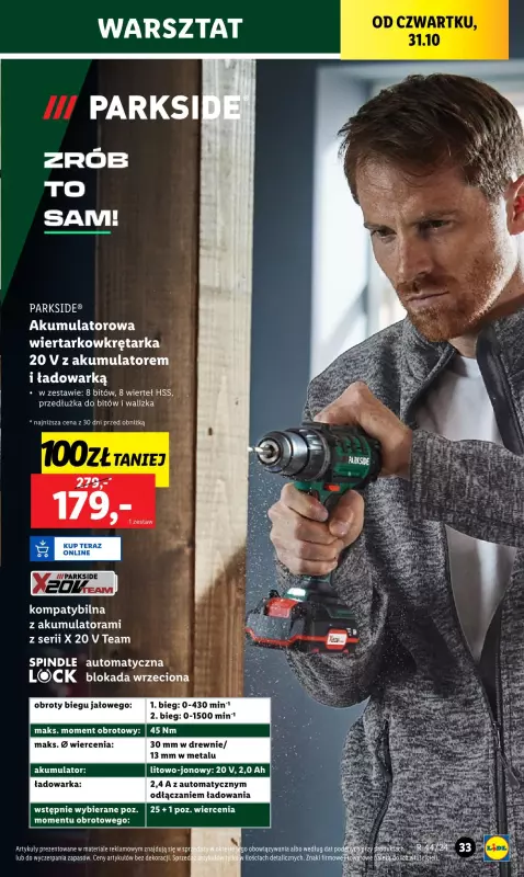 Lidl - gazetka promocyjna Katalog od poniedziałku 28.10 do soboty 02.11 - strona 35