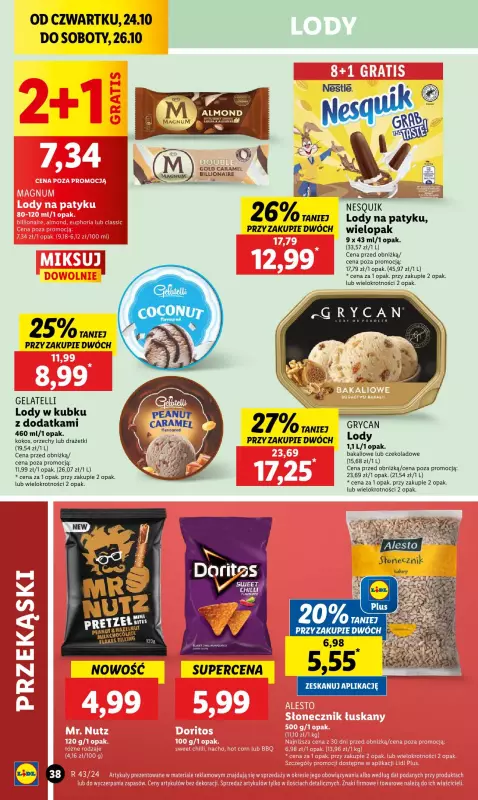 Lidl - gazetka promocyjna Oferta od czwartku od czwartku 24.10 do soboty 26.10 - strona 44