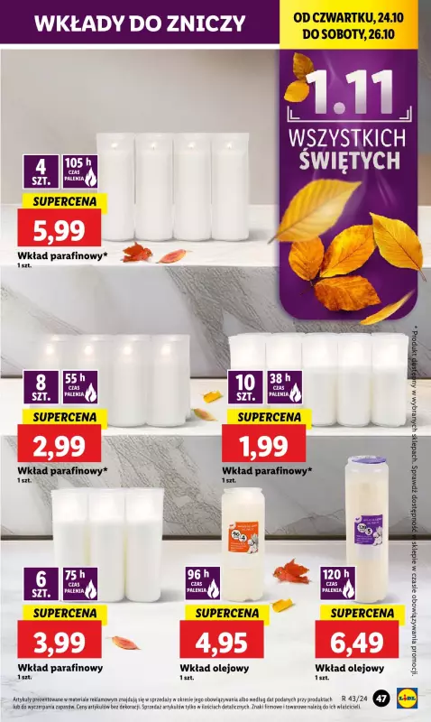 Lidl - gazetka promocyjna Oferta od czwartku od czwartku 24.10 do soboty 26.10 - strona 55