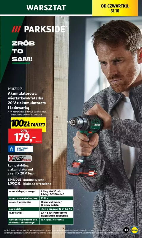 Lidl - gazetka promocyjna Katalog od poniedziałku 28.10 do soboty 02.11 - strona 35