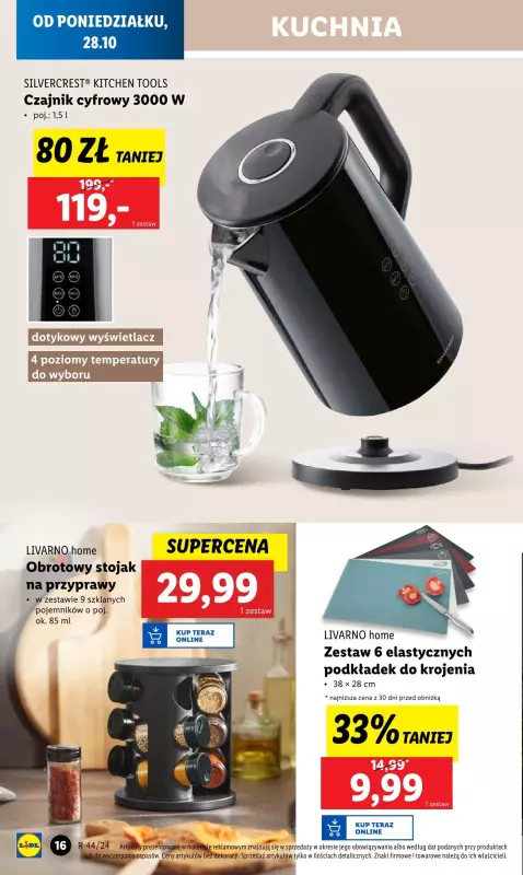 Lidl - gazetka promocyjna Katalog od poniedziałku 28.10 do soboty 02.11 - strona 18