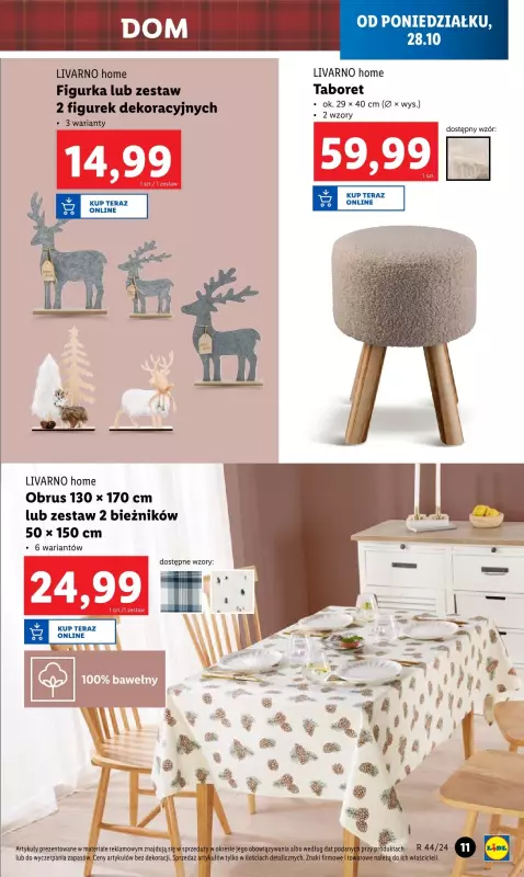 Lidl - gazetka promocyjna Katalog od poniedziałku 28.10 do soboty 02.11 - strona 13