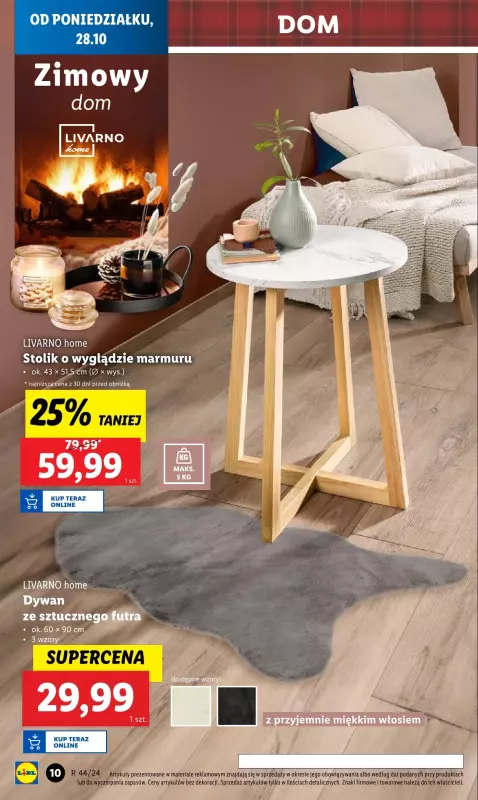 Lidl - gazetka promocyjna Katalog od poniedziałku 28.10 do soboty 02.11 - strona 12