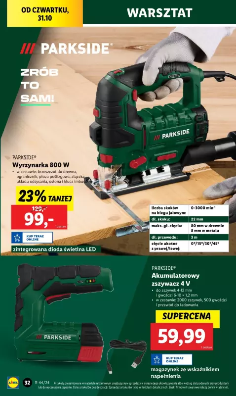 Lidl - gazetka promocyjna Katalog od poniedziałku 28.10 do soboty 02.11 - strona 34