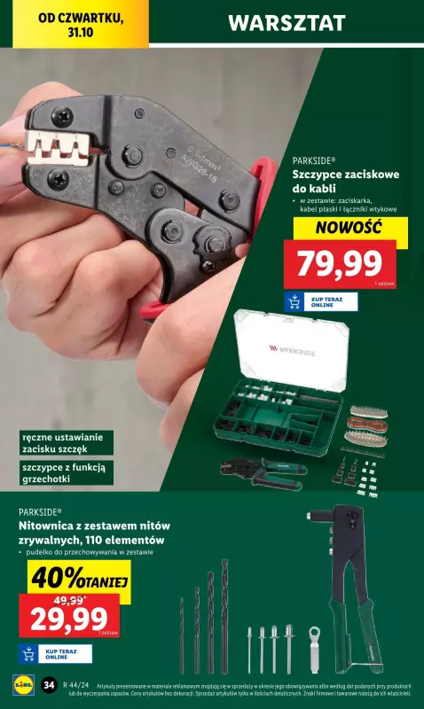 Lidl - gazetka promocyjna Katalog od poniedziałku 28.10 do soboty 02.11 - strona 36