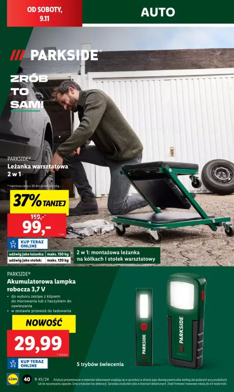 Lidl - gazetka promocyjna Katalog od poniedziałku 04.11 do soboty 09.11 - strona 44