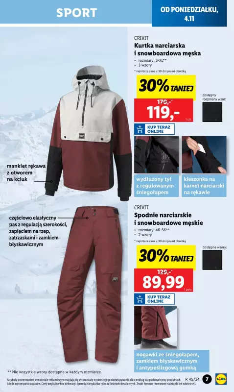 Lidl - gazetka promocyjna Katalog od poniedziałku 04.11 do soboty 09.11 - strona 7