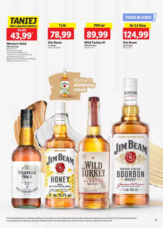 Lidl - gazetka promocyjna Katalog alkoholi mocnych od poniedziałku 28.10 do soboty 30.11 - strona 7