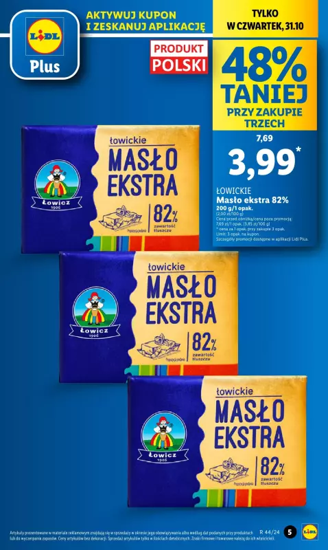 Lidl - gazetka promocyjna Oferta od środy od środy 30.10 do soboty 02.11 - strona 5