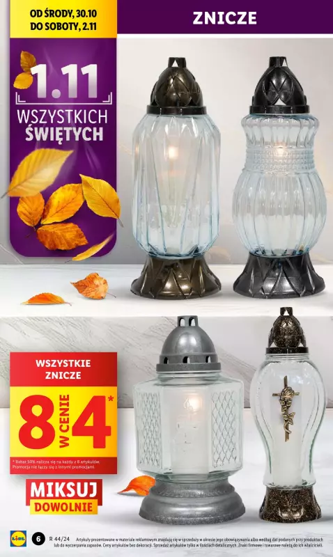 Lidl - gazetka promocyjna Oferta od środy od środy 30.10 do soboty 02.11 - strona 6