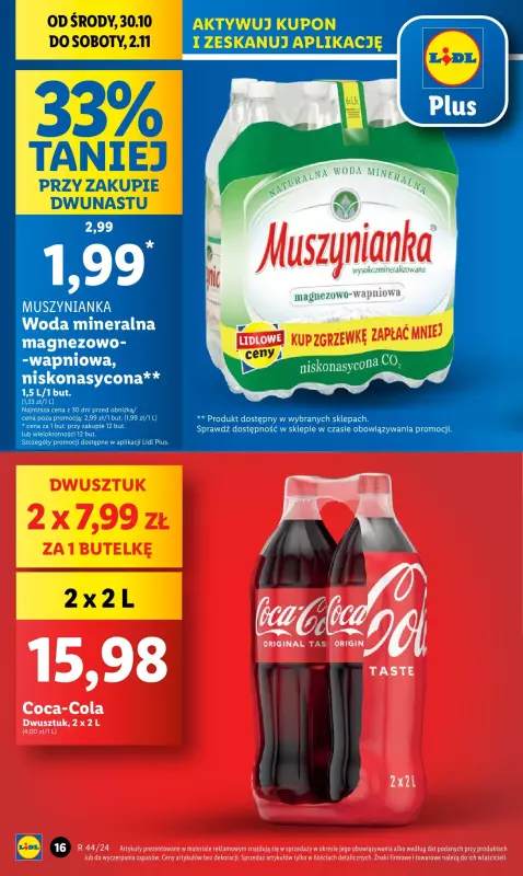 Lidl - gazetka promocyjna Oferta od środy od środy 30.10 do soboty 02.11 - strona 16