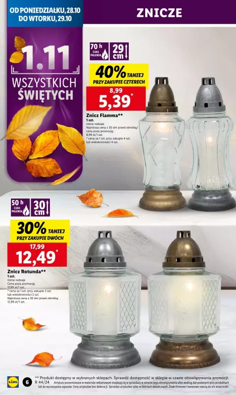 Lidl - gazetka promocyjna Oferta od poniedziałku od poniedziałku 28.10 do wtorku 29.10 - strona 8