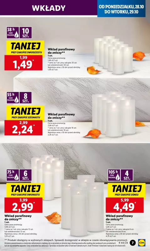 Lidl - gazetka promocyjna Oferta od poniedziałku od poniedziałku 28.10 do wtorku 29.10 - strona 9