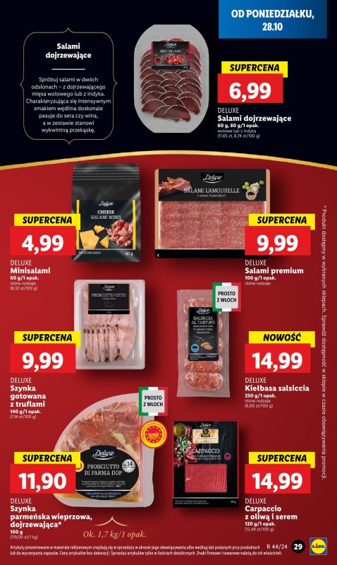 Lidl - gazetka promocyjna Oferta od poniedziałku od poniedziałku 28.10 do wtorku 29.10 - strona 37