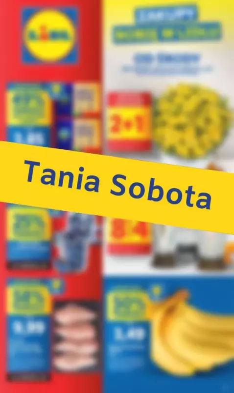 Lidl - gazetka promocyjna Tania sobota w Lidlu! od soboty 02.11 do soboty 02.11