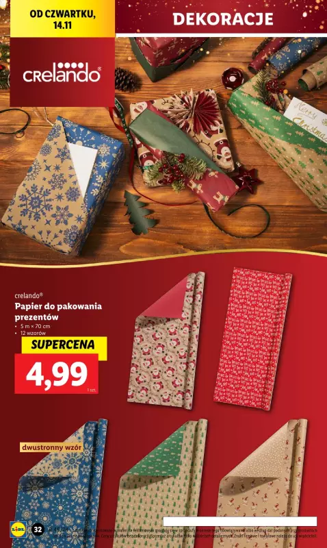 Lidl - gazetka promocyjna Katalog od wtorku 12.11 do soboty 16.11 - strona 32