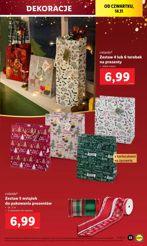 Lidl - gazetka promocyjna Katalog od wtorku 12.11 do soboty 16.11 - strona 33