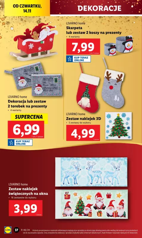 Lidl - gazetka promocyjna Katalog od wtorku 12.11 do soboty 16.11 - strona 34