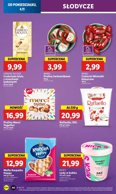 Lidl - gazetka promocyjna Oferta od poniedziałku od poniedziałku 04.11 do środy 06.11 - strona 44