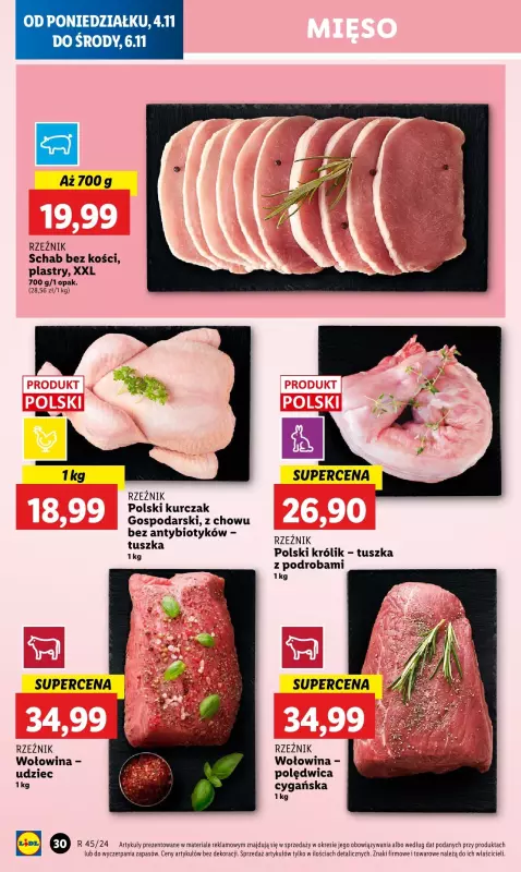 Lidl - gazetka promocyjna Oferta od poniedziałku od poniedziałku 04.11 do środy 06.11 - strona 34