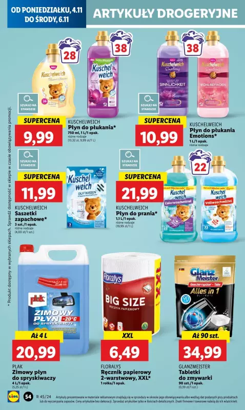 Lidl - gazetka promocyjna Oferta od poniedziałku od poniedziałku 04.11 do środy 06.11 - strona 60