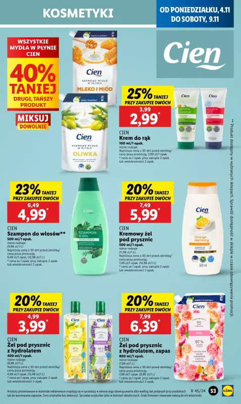 Lidl - gazetka promocyjna Oferta od poniedziałku od poniedziałku 04.11 do środy 06.11 - strona 59