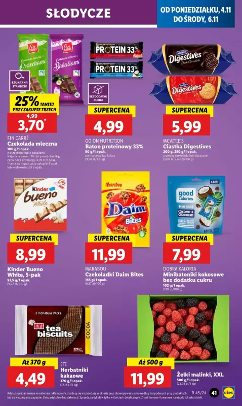 Lidl - gazetka promocyjna Oferta od poniedziałku od poniedziałku 04.11 do środy 06.11 - strona 45