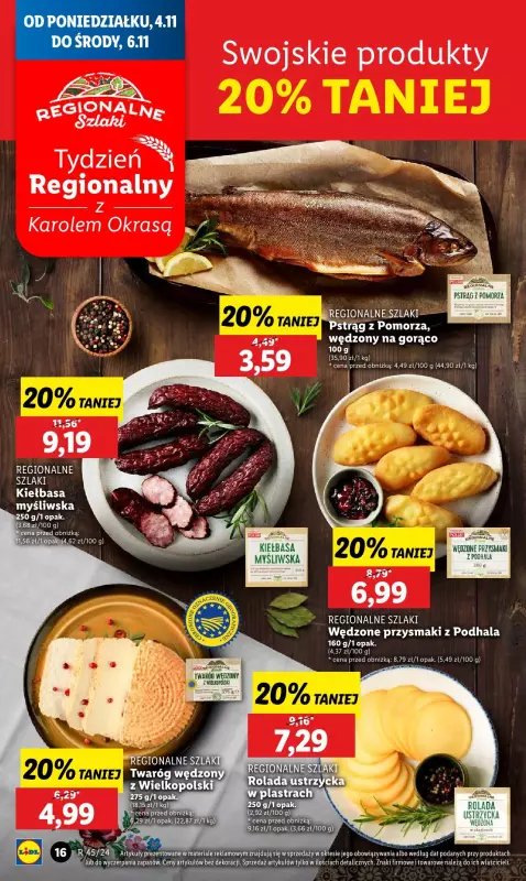 Lidl - gazetka promocyjna Oferta od poniedziałku od poniedziałku 04.11 do środy 06.11 - strona 20