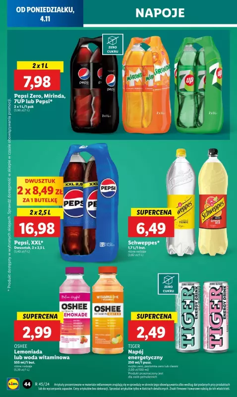 Lidl - gazetka promocyjna Oferta od poniedziałku od poniedziałku 04.11 do środy 06.11 - strona 46