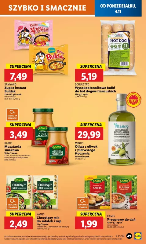 Lidl - gazetka promocyjna Oferta od poniedziałku od poniedziałku 04.11 do środy 06.11 - strona 55