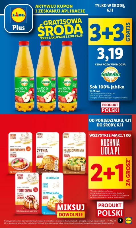 Lidl - gazetka promocyjna Oferta od poniedziałku od poniedziałku 04.11 do środy 06.11 - strona 7